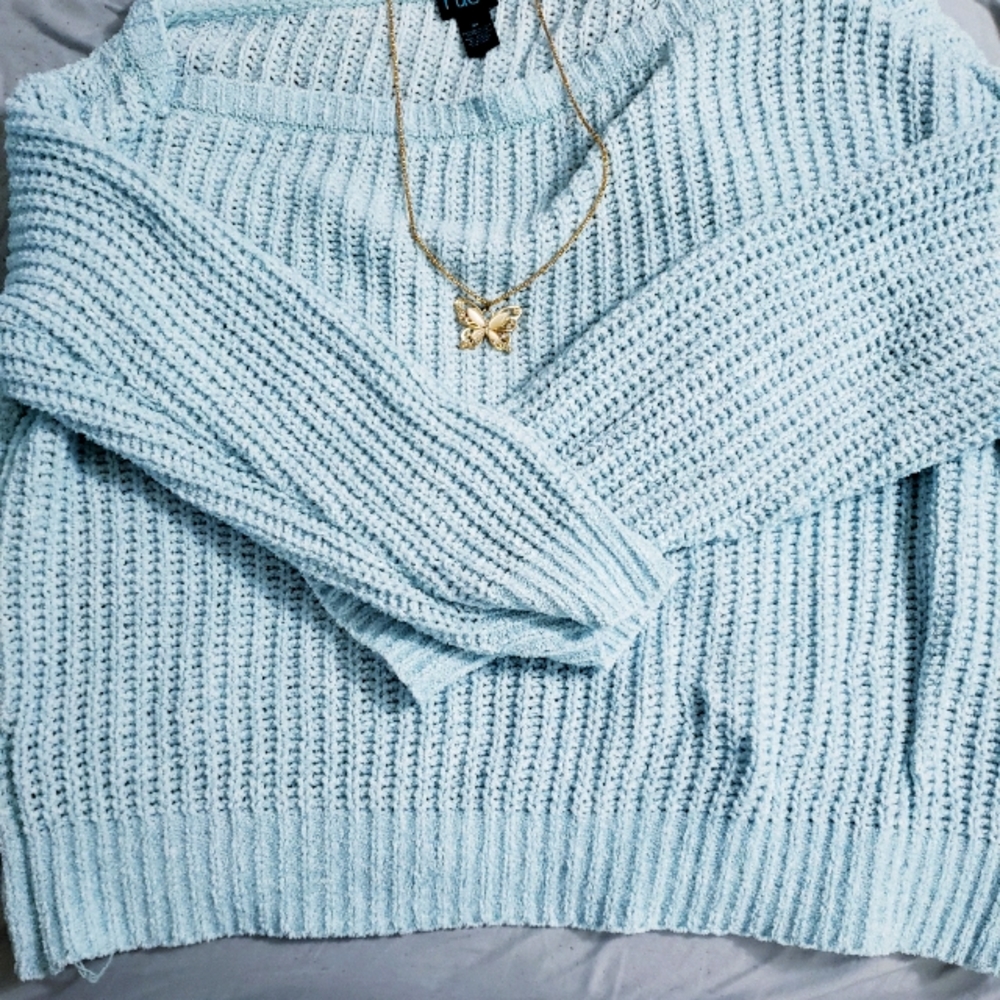Rue21 Light Blue Slouchy Sweater
